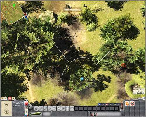 After the bombing the only survivors should be: two soldiers in each of the bunkers in [26] and [27], and the two who were out of range of mortar - the first in [28] and the second in [29] - Mission 4: Die Hard Attack - p. 1 - USA - Men of War: Vietnam - Game Guide and Walkthrough