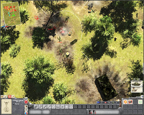 Make sure the enemy mortars are in the range of yours and start bombing them - Mission 4: Die Hard Attack - p. 2 - USA - Men of War: Vietnam - Game Guide and Walkthrough