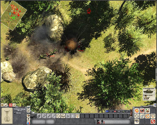 After a long battle the vicinity of [32] and [33] should be clear - Mission 4: Die Hard Attack - p. 2 - USA - Men of War: Vietnam - Game Guide and Walkthrough