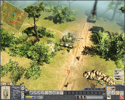 Remember that some of your soldiers have toolboxes that allow you to repair your tank - Mission 4: Die Hard Attack - p. 2 - USA - Men of War: Vietnam - Game Guide and Walkthrough