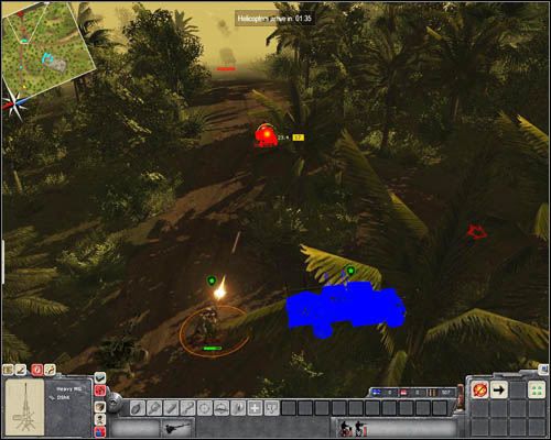 New objective: Evacuate by means of helicopters - Mission 5: Long Way Home - p. 3 - USA - Men of War: Vietnam - Game Guide and Walkthrough