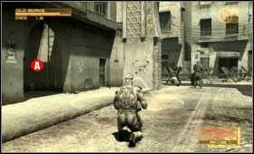 Search the rooftop - there is a Javelin missiles launcher - Crescent Meridian - First Act - Middle East - Metal Gear Solid 4: Guns of the Patriots - Game Guide and Walkthrough