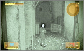 After the departure from the Rat Patrol you will begin alone in some dark garage - Crescent Meridian - First Act - Middle East - Metal Gear Solid 4: Guns of the Patriots - Game Guide and Walkthrough