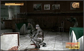 Depending on the way you want to finish the game, you can help Meryl and her boys fighting the attackers or just watch how they eliminate them - Advent Palace - First Act - Middle East - Metal Gear Solid 4: Guns of the Patriots - Game Guide and Walkthrough