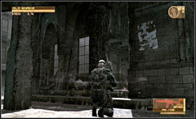 Move along avoiding the enemy patrols - Ground Zero - First Act - Middle East - Metal Gear Solid 4: Guns of the Patriots - Game Guide and Walkthrough