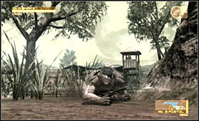 There is no need to eliminate the soldier in the watchtower - Confinement Facility - Second act - South America - Metal Gear Solid 4: Guns of the Patriots - Game Guide and Walkthrough