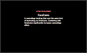 After beating the Octopus you would get the FaceCamo and, if you didn't use the firearms, camo with her face - Research Lab - Second act - South America - Metal Gear Solid 4: Guns of the Patriots - Game Guide and Walkthrough