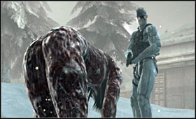 Watch out for her charging - Snowfield & Communications Tower - Fourth act - Alaska - Metal Gear Solid 4: Guns of the Patriots - Game Guide and Walkthrough