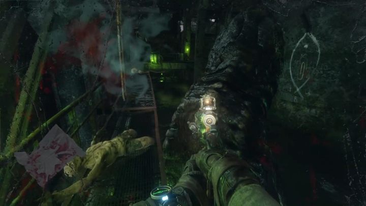 The road is quite simple - in case of problems with finding the path, remember to look for green points and use the compass arrow - Metro Exodus: Hangar with a big fish - walkthrough - Volga - Metro Exodus Guide