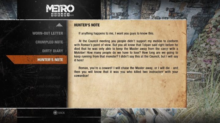 24 - Metro Exodus: Diaries and postcards in Taiga - collectibles - Diaries and postcards - Metro Exodus Guide