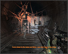 Walkthrough: Follow Khan through the first metal gate #1 and make sure to listen to his comments along the way - Walkthrough - Ghosts* | Chapter 3 - Chapter 3 - Metro 2033 Guide