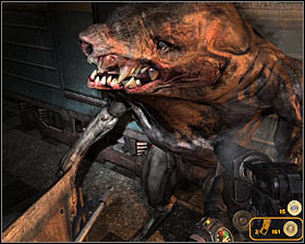 Youll have to be very careful here, because sooner or later new monsters will begin attaching themselves to the trolley #1 #2 - Walkthrough - Depot* | Chapter 4 - Chapter 4 - Metro 2033 Guide