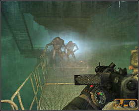 Be careful, because you and Bourbon are soon going to be attacked by the first group of monsters #1 #2 - Walkthrough - Bridge | Chapter 2 - Chapter 2 - Metro 2033 Guide