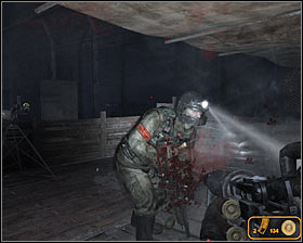 Once youve made your way to the upper level youll have to turn right and start attacking remaining enemy units #1 - Walkthrough - Front Line* | Chapter 4 - Chapter 4 - Metro 2033 Guide