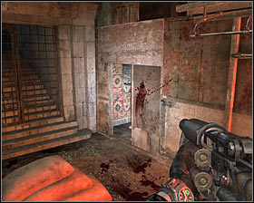 Proceed towards a passageway located on the opposite end of the large room #1 (the one with the blinking red light seen inside) - Walkthrough - Defense* | Chapter 4 - Chapter 4 - Metro 2033 Guide