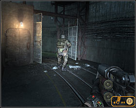 Exit the elevator once youve reached your current destination and examine a yellow carriage located to your right - Walkthrough - D6 | Chapter 6 - Chapter 6 - Metro 2033 Guide