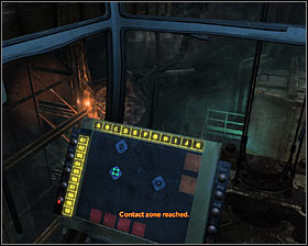 After youve made your way to the highest balcony youll have to make a few steps forward and press the action key to access the crane #1 - Walkthrough - Biomass | Chapter 6 - Chapter 6 - Metro 2033 Guide