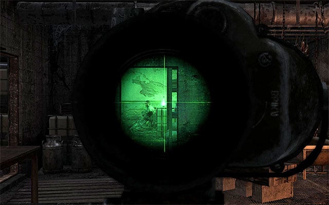 Return to the previous room, now and this time around, approach the corridor guarded by a sole bandit - Use the railcar to break through the spike trap | Chapter 13: Bandits - Chapter 13: Bandits - Metro: Last Light Game Guide