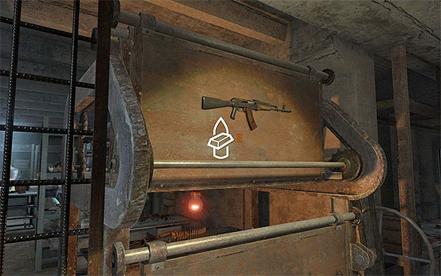 Now go to the rack located on the right - Follow Khan to meeting with Miller | Chapter 1: Sparta - Chapter 1: Sparta - Metro: Last Light Game Guide
