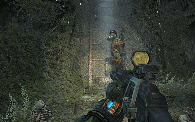 Now return to the ladder - Find the Dark One in the Gardens | Chapter 2: Ashes - Chapter 2: Ashes - Metro: Last Light Game Guide