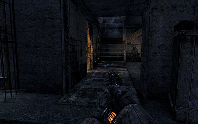 Carefully approach the side entrance to the previously mentioned main building (screen above) - Find a way to get upstairs | Chapter 5: Separation - Chapter 5: Separation - Metro: Last Light Game Guide