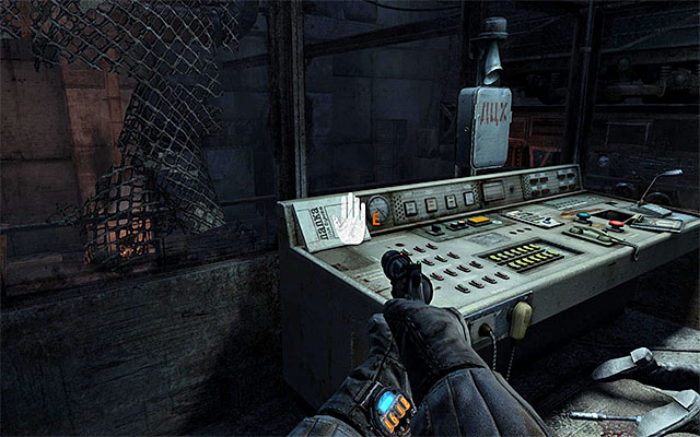 After securing the balconies go back to the lit room on the floor and carefully get behind the second guard - Find a way to get upstairs | Chapter 5: Separation - Chapter 5: Separation - Metro: Last Light Game Guide