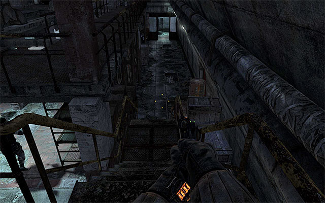 Eventually you have to get to the new stairs leading to the ground floor - Find and save Pavel (1) | Chapter 6: Facility - Chapter 6: Facility - Metro: Last Light Game Guide