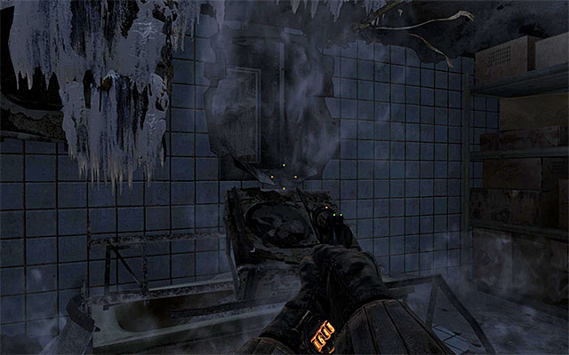 Continue your march, reaching new door leading to the cooler room - Find and save Pavel (1) | Chapter 6: Facility - Chapter 6: Facility - Metro: Last Light Game Guide