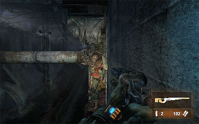 Only then return to the previous area and resume your walk - Follow Khan to find the Dark One | Chapter 21: Khan - Chapter 21: Khan - Metro: Last Light Game Guide