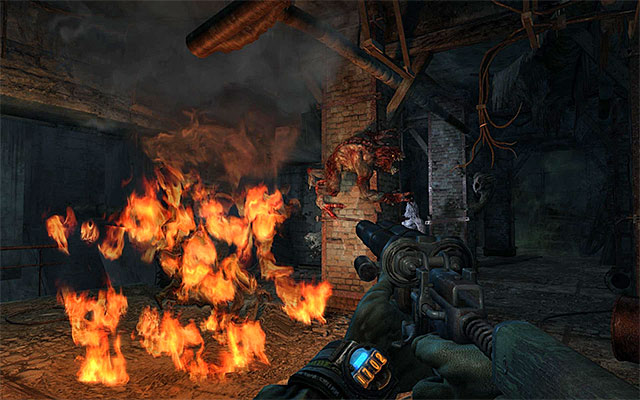 Soon, you will reach an area where you will have to fight a small group of mutants - Follow Khan to find the Dark One | Chapter 21: Khan - Chapter 21: Khan - Metro: Last Light Game Guide