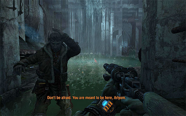 The next stop is the cave with waterfalls - Follow Khan to find the Dark One | Chapter 21: Khan - Chapter 21: Khan - Metro: Last Light Game Guide