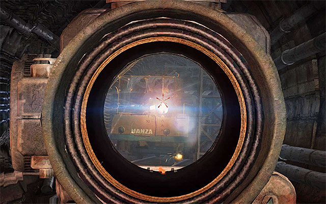 Continue attacking, or avoiding your enemies (watch out for the turret mounted onto the train - Catch up with the train and find the Dark One | Chapter 22: The Chase - Chapter 22: The Chase - Metro: Last Light Game Guide