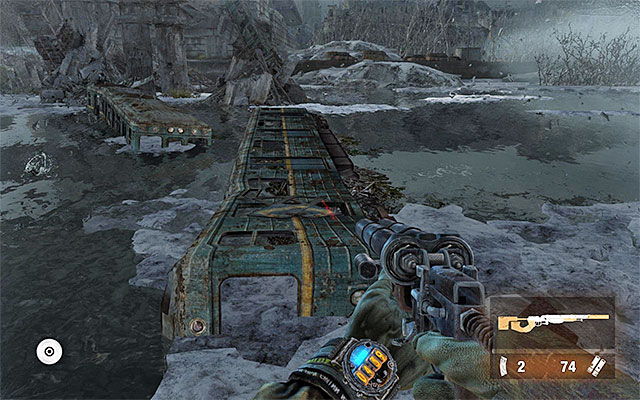 I recommend that you quickly leave this area, because there will appear another demon in the area - Reach Polis and report your findings about the Reds | Chapter 23: The Crossing - Chapter 23: The Crossing - Metro: Last Light Game Guide