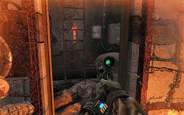 Take a look around in search of two corpses with a filter, plus a standard set of supplies on each one of them (ammo, new weapons etc - Scale the bridge and find the crossing (1) | Chapter 24: Bridge - Chapter 24: Bridge - Metro: Last Light Game Guide