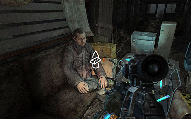 Start by taking off your mask, because you are not going to need it here - Reach Polis and report your findings about the Reds | Chapter 25: Depot - Chapter 25: Depot - Metro: Last Light Game Guide