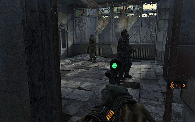 You can now position yourself in the spot shown in the above screenshot - Find about the plans of the Red Line troops | Chapter 25: Depot - Chapter 25: Depot - Metro: Last Light Game Guide