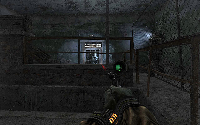 Your current objective is to reach the exit shown in the above screenshot, which is located at the other side of the fence - Find about the plans of the Red Line troops | Chapter 25: Depot - Chapter 25: Depot - Metro: Last Light Game Guide