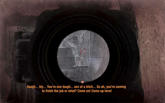 After you are done, go towards the gate that the enemies appeared next to and position yourself next to the passage to the right (screenshot 1) - Reach the rangers lighthouse | Chapter 27: Red Square - Chapter 27: Red Square - Metro: Last Light Game Guide