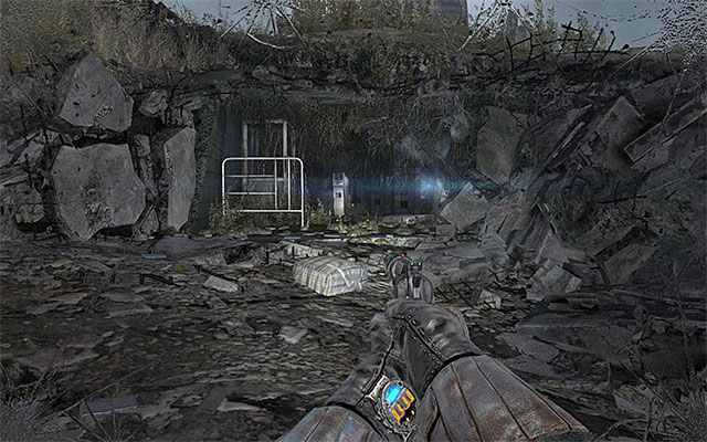 Another place that is worth visiting is the underground tunnels that will lead you up to a corpse with ammo and a new kind of weapon - Follow Pavel to the Theater Station | Chapter 8: Echoes - Chapter 8: Echoes - Metro: Last Light Game Guide