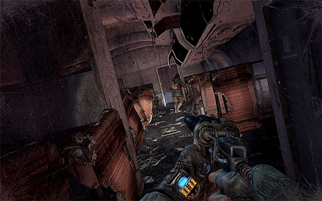 First of all, go left to find the filter lying around - Follow Pavel to the Theater Station | Chapter 8: Echoes - Chapter 8: Echoes - Metro: Last Light Game Guide