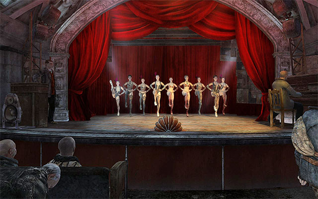 Enter the theatres main hall - Reach the Red Line - part 2 | Chapter 9: Bolshoi - Chapter 9: Bolshoi - Metro: Last Light Game Guide