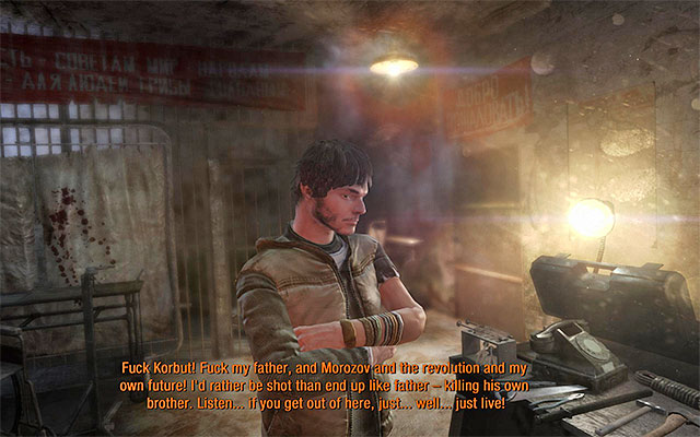 This chapter is similar the previous one in many respects - Escape the Red Line territory | Chapter 10: Korbut - Chapter 10: Korbut - Metro: Last Light Game Guide