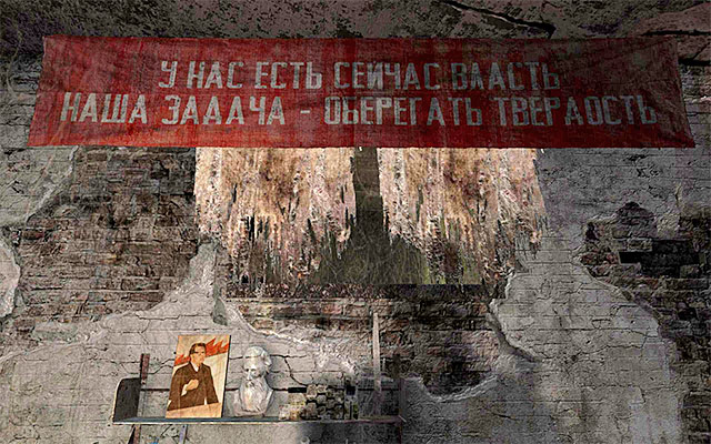 Since there are no valuable things in the interrogation room, approach the ventilation shaft to the left - Escape the Red Line territory | Chapter 10: Korbut - Chapter 10: Korbut - Metro: Last Light Game Guide