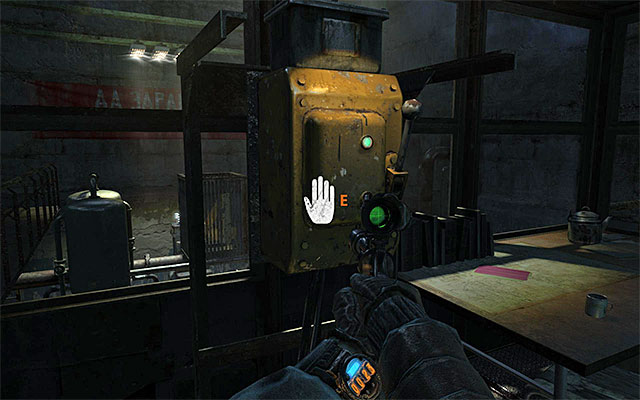 If there are no more enemies around, you should explore the entire A2 area, and find numerous supply crates (do not forget to search the corpses of the killed soldiers - Find the switch to stop the fan blade and crawl through | Chapter 11: Revolution - Chapter 11: Revolution - Metro: Last Light Game Guide