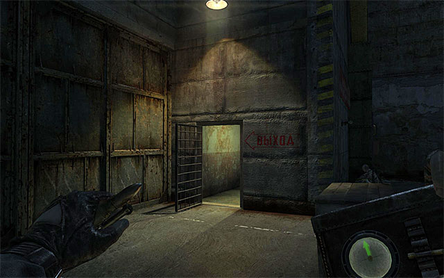 The armorys exit is located in the south-eastern part of area A1 (the above screenshot) - Escape the Red Line territory | Chapter 11: Revolution - Chapter 11: Revolution - Metro: Last Light Game Guide