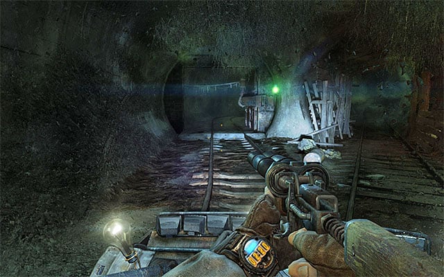 Rev up the car to the airlock and interact with the switch again - Use the railcar to reach Venice - part 2 | Chapter 12: Regina - Chapter 12: Regina - Metro: Last Light Game Guide