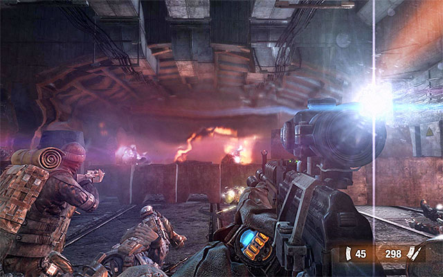 Do not worry if Artyom passes out for several moments - Defend D6 until the bioweapon cache is completely destroyed | Chapter 30: D6 - Chapter 30: D6 - Metro: Last Light Game Guide