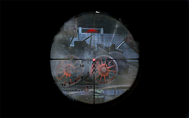 Start aiming now at the tanks wheels with your rifle, until you destroy them - Defend D6 until the bioweapon cache is completely destroyed | Chapter 30: D6 - Chapter 30: D6 - Metro: Last Light Game Guide