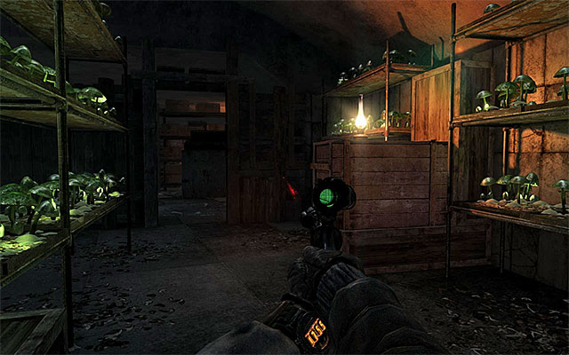 One of the enemy groups will not be that willing to go away from the blazing barrel, so walk around the guards and, at the same time, put out the oil lamp as you pass - Find Pavel in Venice | Chapter 15: Venice - Chapter 15: Venice - Metro: Last Light Game Guide