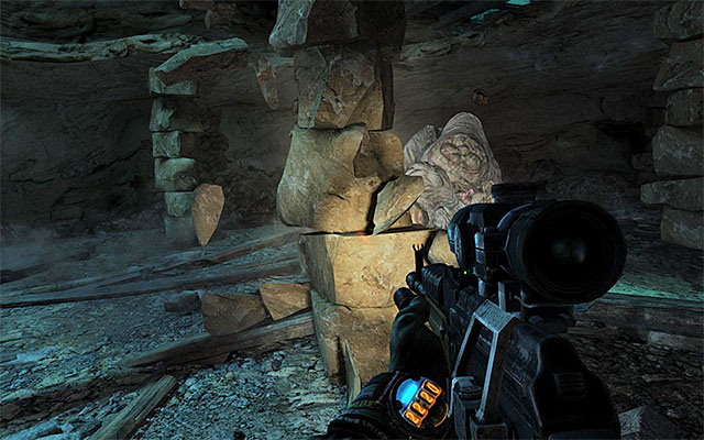 The most important piece of information, in connection with the (first) battle with Big Momma is that, although you dont really have to waist ammo or grenades on attacking it - Follow the catacombs towards Oktyabrskaya - part 2 | Chapter 18: Undercity - Chapter 18: Undercity - Metro: Last Light Game Guide